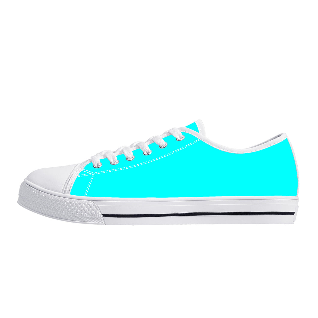 Ti Amo I love you - Exclusive Brand  - Low-Top Canvas Shoes - White Soles