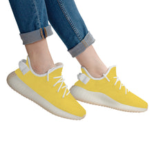 Load image into Gallery viewer, Ti Amo I love you - Exclusive Brand  - Mustard Yellow - Love Sign - Breathable Mesh Knit Sneaker - White Soles
