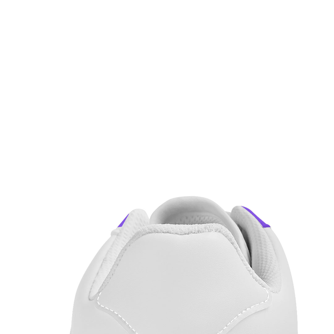 Ti Amo I love you - Exclusive Brand  - Light Purple - Transparent Low Top Air Force Leather Shoes