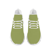 Load image into Gallery viewer, Ti Amo I love you - Exclusive Brand  - Olive Green - Mens / Womens - Flex Control Sneakers- White Soles
