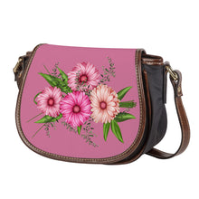 Load image into Gallery viewer, Ti Amo I love you - Exclusive Brand - Charm - Floral Bouquet - Saddle Bag
