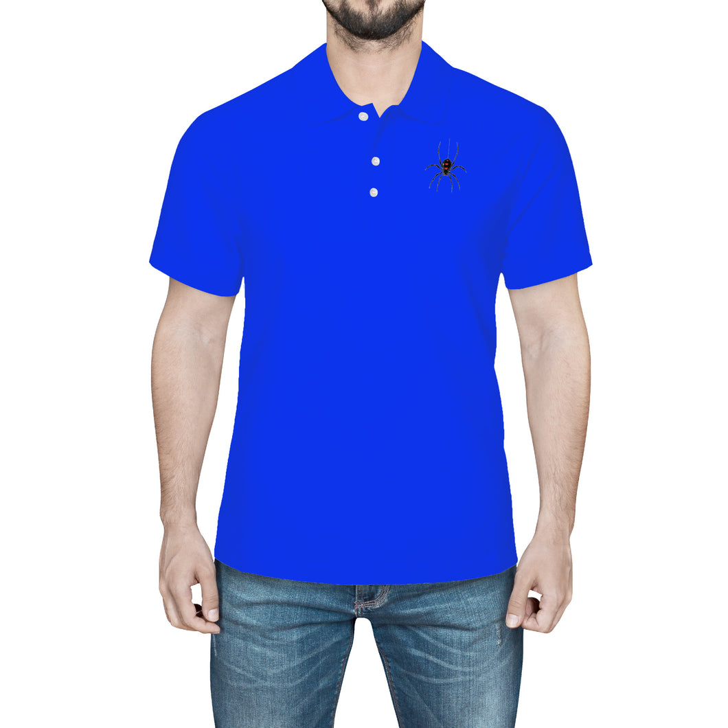 Ti Amo I love you - Exclusive Brand - Blue Blue Eyes - Spider - Mens Polo Shirt