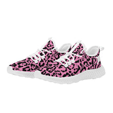 Load image into Gallery viewer, Ti Amo I love you - Exclusive Brand - Begonia Pink - Leopard - Mesh Knit Shoes
