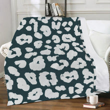 Load image into Gallery viewer, Ti Amo I love you - Exclusive Brand - Plantation &amp; Porcelain Animal Print - Micro Fleece Blankets
