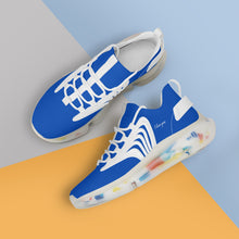 Load image into Gallery viewer, Ti Amo I love you - Exclusive Brand  - Absolute Zero Blue - Womens - Air Max React Sneakers - White Soles
