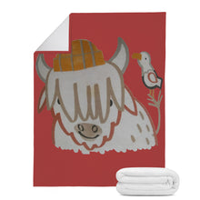 Load image into Gallery viewer, Ti Amo I love you - Exclusive Brand - Rose Vale - Cow - Blankets
