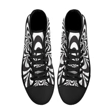 Load image into Gallery viewer, Ti Amo I love you - Exclusive Brand - High-Top Canvas Shoes - Black Soles
