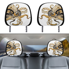 Load image into Gallery viewer, Ti Amo I love you - Exclusive Brand - White - Octopus - Car Headrest Covers
