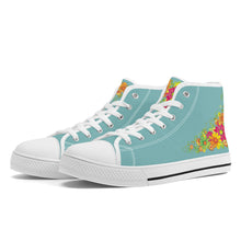 Load image into Gallery viewer, Ti Amo I love you - Exclusive Brand  - High-Top Canvas Shoes - White Soles
