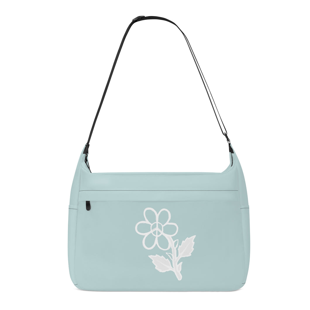 Ti Amo I love you - Exclusive Brand - Jungle Mist - White Daisy - Journey Computer Shoulder Bag