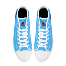 Load image into Gallery viewer, Ti Amo I love you - Exclusive Brand - High-Top Canvas Shoes - White Soles
