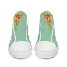 Load image into Gallery viewer, Ti Amo I love you - Exclusive Brand  - High-Top Canvas Shoes - White Soles
