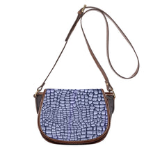 Load image into Gallery viewer, Ti Amo I love you - Exclusive Brand - Wistful Reptile Skin Pattern  - Saddle Bag
