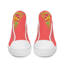 Load image into Gallery viewer, Ti Amo I love you - Exclusive Brand - High-Top Canvas Shoes - White Soles
