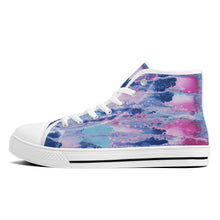 Load image into Gallery viewer, Ti Amo I love you - Exclusive Brand  - High-Top Canvas Shoes - White Soles
