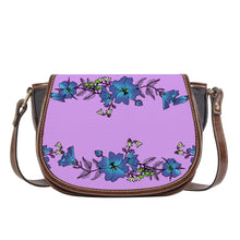 Load image into Gallery viewer, Ti Amo I love you - Exclusive Brand - Perfume - Blue Floral - Saddle Bag
