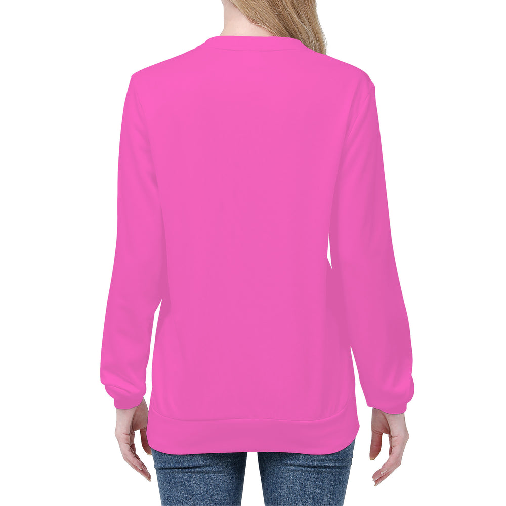 Ti Amo I love you - Exclusive Brand - Hot Pink - Angry Fish - Women's Sweater