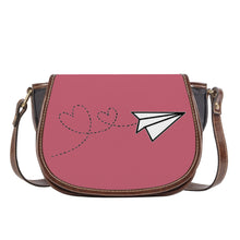 Load image into Gallery viewer, Ti Amo I love you - Exclusive Brand - Contessa 2 - Paper Airplane - Saddle Bag
