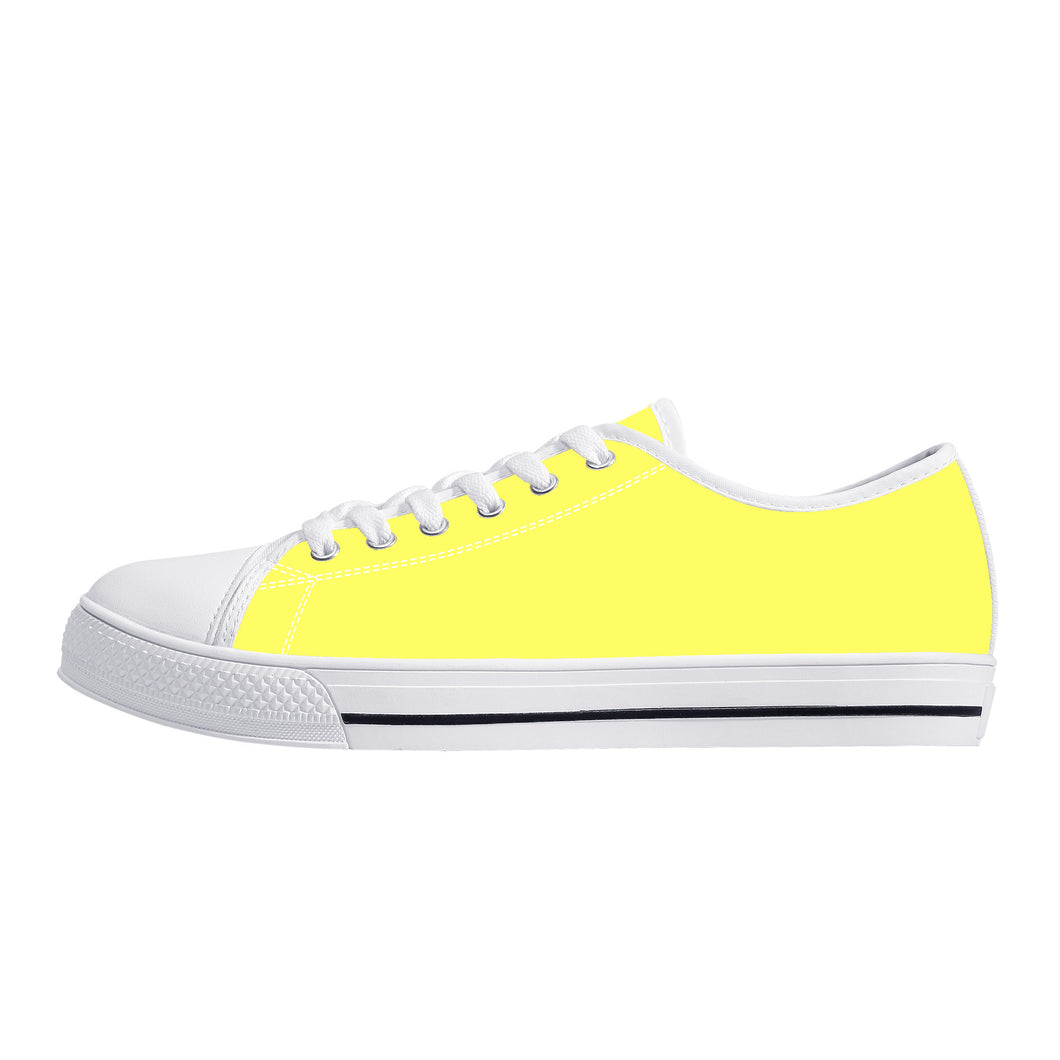 Ti Amo I love you - Exclusive Brand - Low-Top Canvas Shoes - White Soles