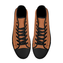 Load image into Gallery viewer, Ti Amo I love you - Exclusive Brand - High-Top Canvas Shoes - Black Soles
