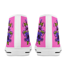 Load image into Gallery viewer, Ti Amo I love you- Exclusive Brand - High-Top Canvas Shoes - White Soles
