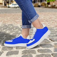 Load image into Gallery viewer, Ti Amo I love you - Exclusive Brand - Blue Blue Eyes - Low Top Unisex Sneakers -  Sizes: Big Kids 4.5-7 / Mens 4.5-14.5 / Womens 5.5-14
