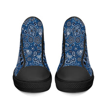 Load image into Gallery viewer, Ti Amo I love you - Exclusive Brand - High-Top Canvas Shoes - Black Soles
