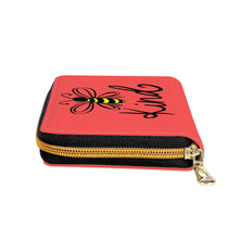 Load image into Gallery viewer, Ti Amo I love you - Exclusive Brand  - Persimmon - Bee Kind - Zipper Purse Clutch Bag
