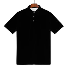 Load image into Gallery viewer, TI Amo I love you - Exclusive Brand - Mens Black  Polo Shirt
