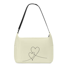 Load image into Gallery viewer, Ti Amo I love you - Exclusive Brand - Aths Special - Double Script Heart - Journey Computer Shoulder Bag
