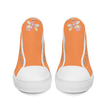 Load image into Gallery viewer, Ti Amo I love you - Exclusive Brand - High-Top Canvas Shoes - White Soles
