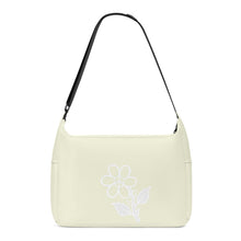 Load image into Gallery viewer, Ti Amo I love you - Exclusive Brand - Beige - White Daisy - Journey Computer Shoulder Bag
