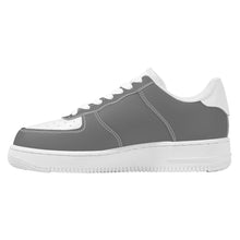 Load image into Gallery viewer, Ti Amo I love you - Exclusive Brand - Dove Gray &amp; White - Low Top Unisex Sneakers - Sizes: Big Kids 4.5-7 / Mens 4.5-14.5 / Womens 5.5-14
