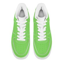 Load image into Gallery viewer, Ti Amo I love you - Exclusive Brand  - Pastel Green - Transparent Low Top Air Force Leather Shoes
