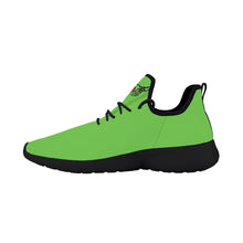 Load image into Gallery viewer, Ti Amo I love you - Exclusive Brand - Pastel Green - Skelton Hands with Heart - Mens / Womens - Lightweight Mesh Knit Sneaker - Black Soles
