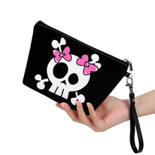 Load image into Gallery viewer, Ti Amo I love you - Exclusive Brand  - Black  - Skeleton - Sling Cosmetic Bag
