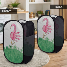 Load image into Gallery viewer, Ti Amo I love you - Exclusive Brand - Kids Drawing - Laundry Hamper Black
