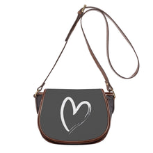 Load image into Gallery viewer, Ti Amo I love you - Exclusive Brand - Davy&#39;s Grey - Saddle Bag
