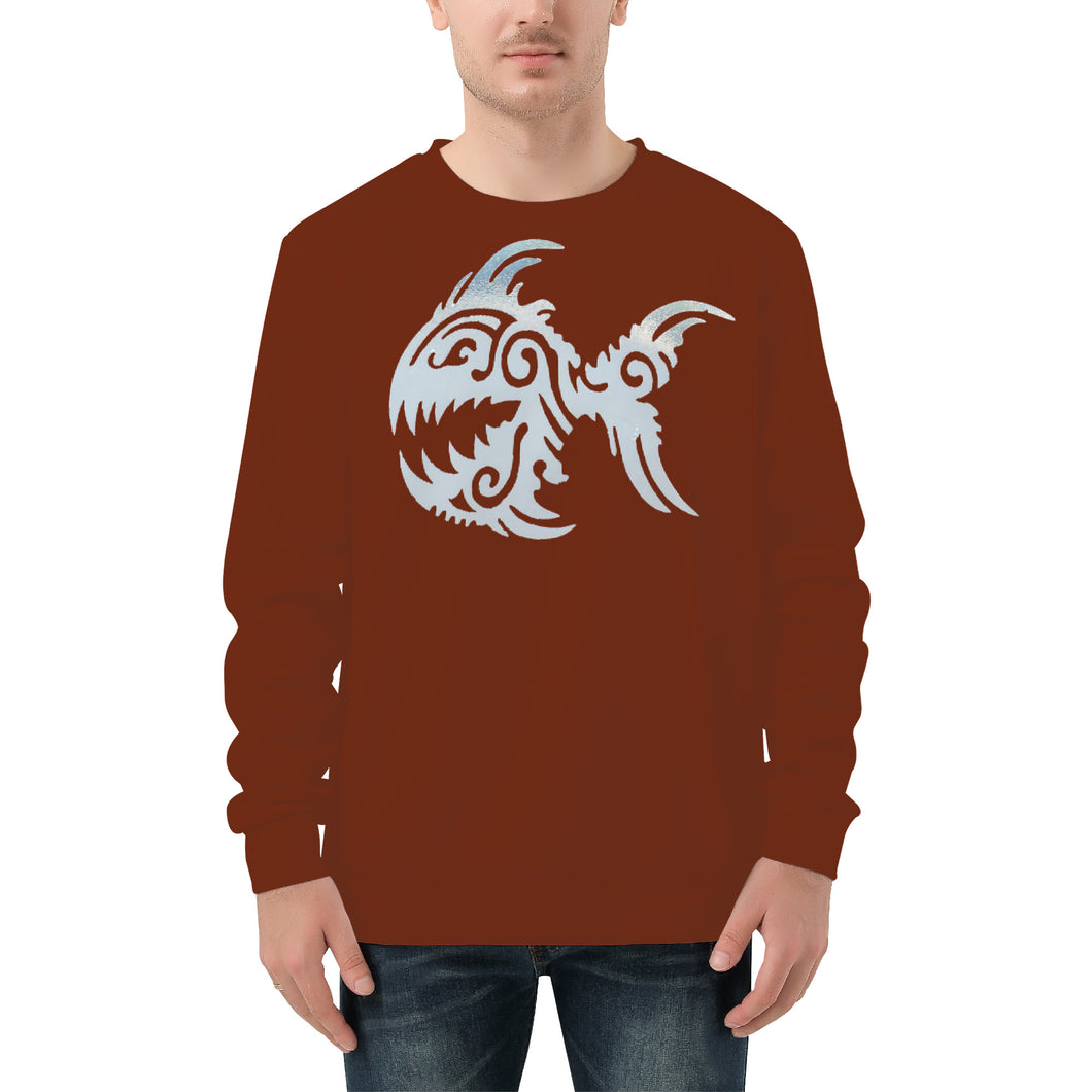 Ti Amo I love you - Exclusive Brand - Peanut - Angry Fish - Men's Sweatshirt