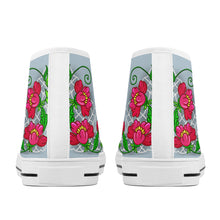 Load image into Gallery viewer, Ti Amo I love you - Exclusive Brand  - High-Top Canvas Shoes - White Soles
