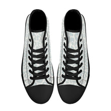 Load image into Gallery viewer, Ti Amo I love you - Exclusive Brand - High-Top Canvas Shoes - Black Soles
