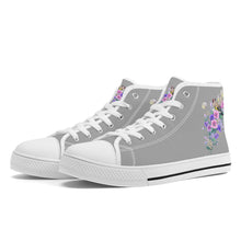 Load image into Gallery viewer, Ti Amo I love you - Exclusive Brand - High-Top Canvas Shoes - White Soles
