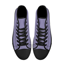 Load image into Gallery viewer, Ti Amo I love you - Exclusive Brand - High-Top Canvas Shoes - Black Soles
