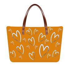 Load image into Gallery viewer, Ti Amo I love you - Exclusive Brand  - Tahiti Gold - Lots of Hearts - Dive Cloth Totes
