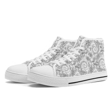 Load image into Gallery viewer, Ti Amo I love you - Exclusive Brand  - High-Top Canvas Shoes - White Soles
