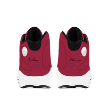 Load image into Gallery viewer, Ti Amo I love you  - Exclusive Brand  - Arizona Cardinals Red - Mens / Womens - Unisex Basketball Shoes - Black Laces
