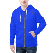 Load image into Gallery viewer, Ti Amo I love you - Exclusive Brand  - Blue Blue Eyes -  Men&#39;s Zip Hoodie
