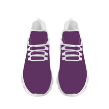 Load image into Gallery viewer, Ti Amo I love you - Exclusive Brand  - Dark Cosmic Purple - Mens / Womens - Flex Control Sneakers- White Soles
