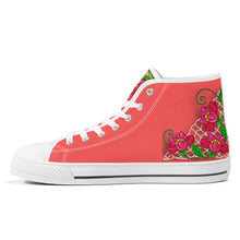 Load image into Gallery viewer, Ti Amo I love you - Exclusive Brand - High-Top Canvas Shoes - White Soles
