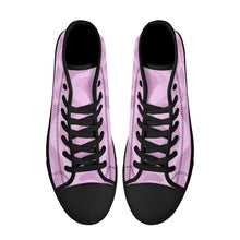 Load image into Gallery viewer, Ti Amo I love you - Exclusive Brand - High-Top Canvas Shoes - Black Soles
